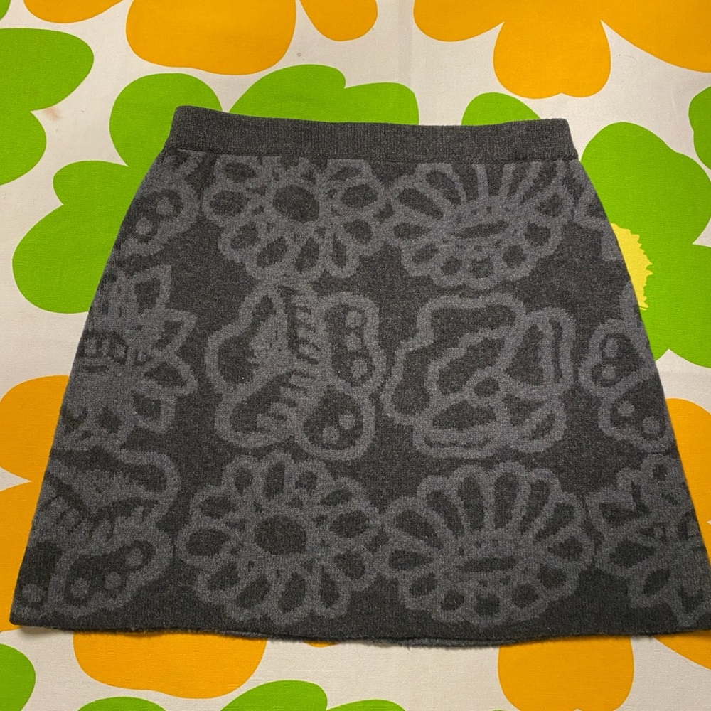 Marimekko 100% wool Mini Skirt